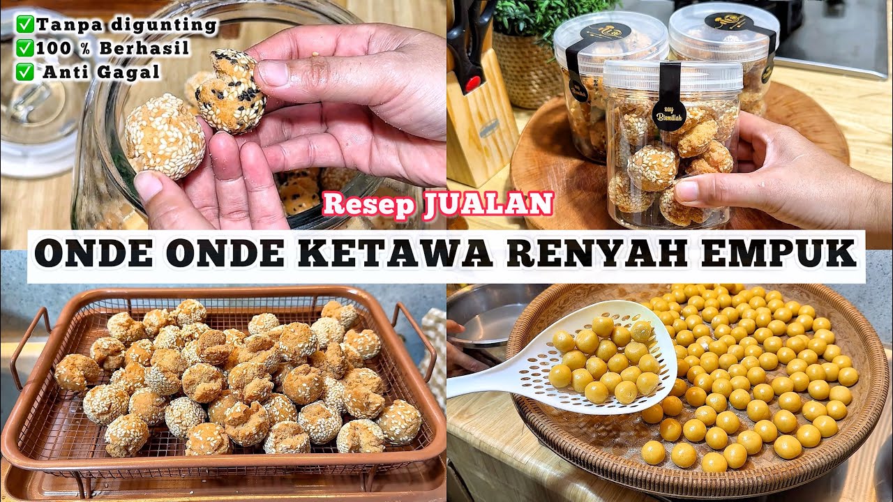RESEP JUALAN ONDE KETAWA ANTI GAGAL TANPA GUNTIG ANTI RIBET#niahermanto #idejualan #ondeondeketawa 