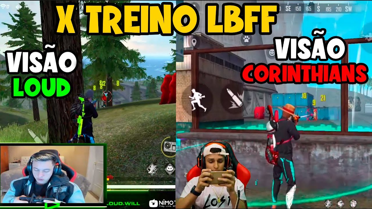 X TREINO INSANO - LOUD X GOD - CORINTHIANS X LOS GRANDES - MELHORES CLIPS FF - X TREINO LBFF SERIE A