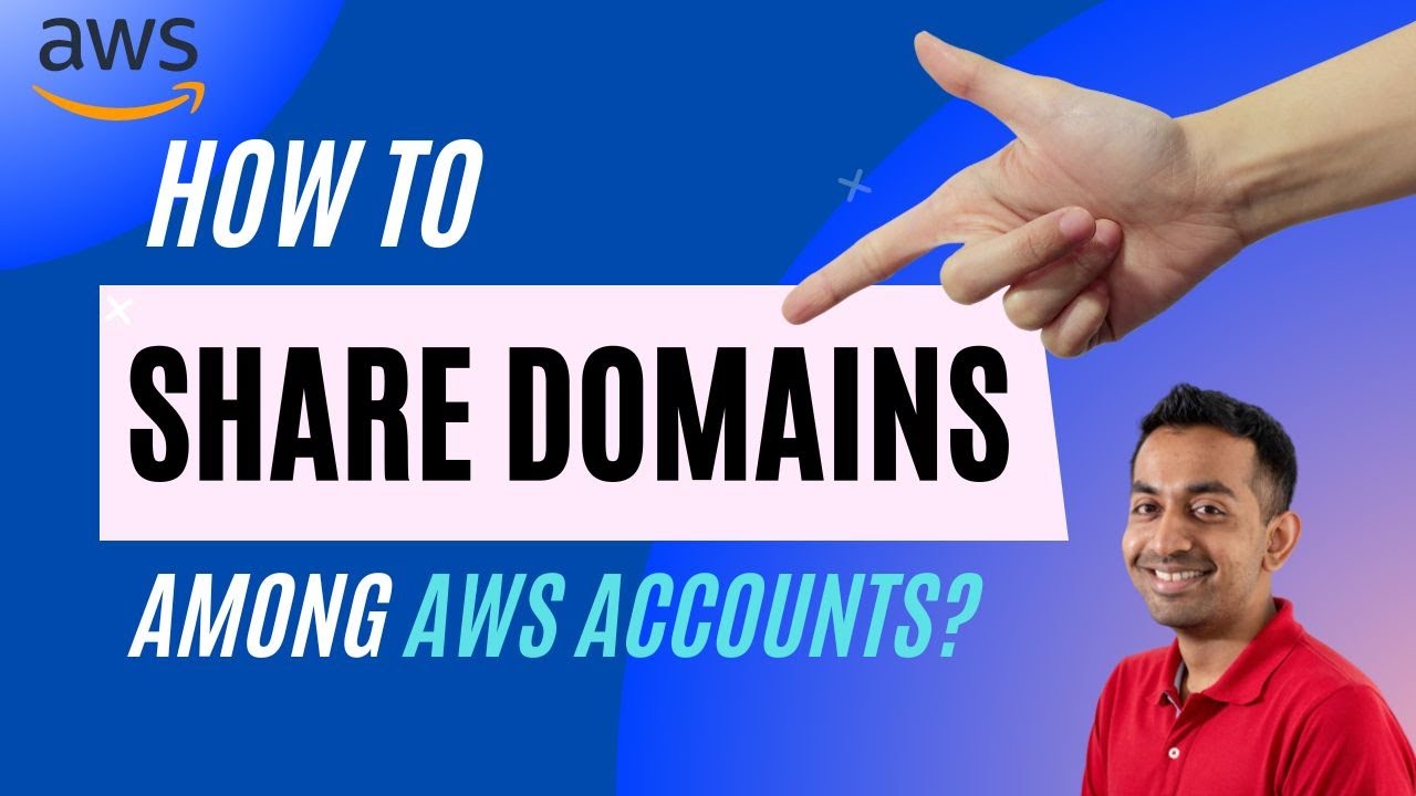 Как разделить домен между аккаунтами AWS?