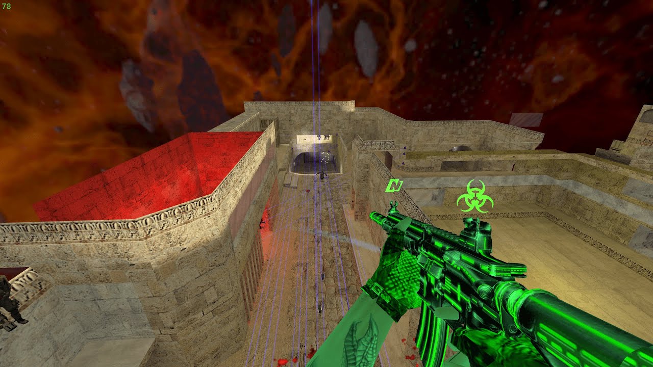 NE, VİDEO MU? HEMEN FOCUS ATAYIM😤 CS 1.6 & Zombie Plague - zm_carbon_dust2ne_fix3