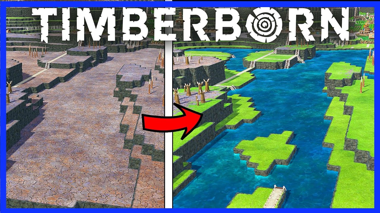 FLOODING THE LOWLANDS!  - Ep 24 Timberborn Hard Mode