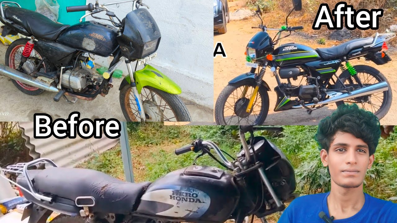 Hero Honda splendor  Restoration 🔥|Best Modified |TTF