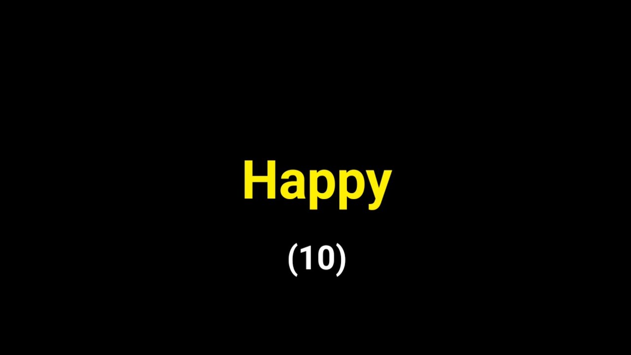 Happy - 10