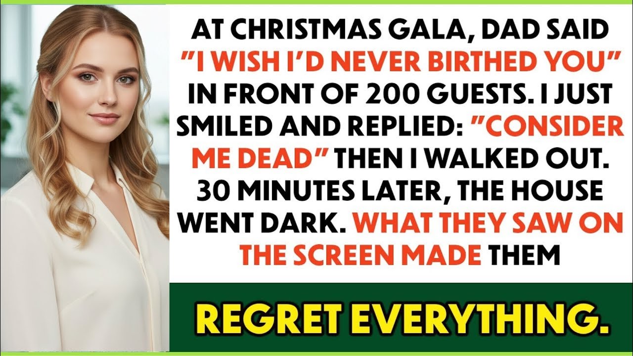 Dad Said “I Wish You Were Never Born” And I Just Smiled And Walked Out At Christmas Party