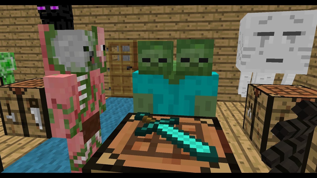 Monster School: Crafting - Minecraft Animation