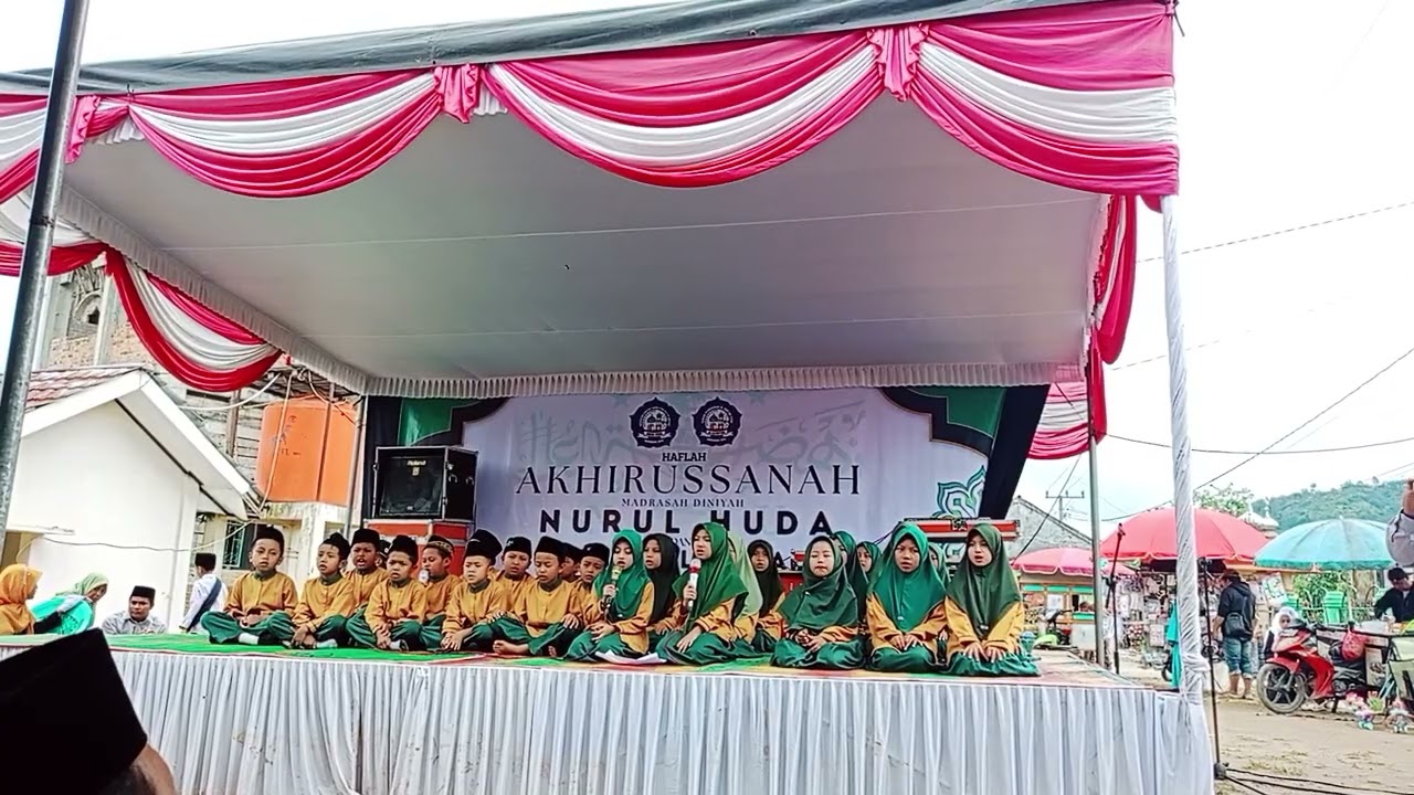 Haflah akhirussanah madrasah Diniyah Nurul Huda Semarang jaya, air Hitam, Lampung barat 2026