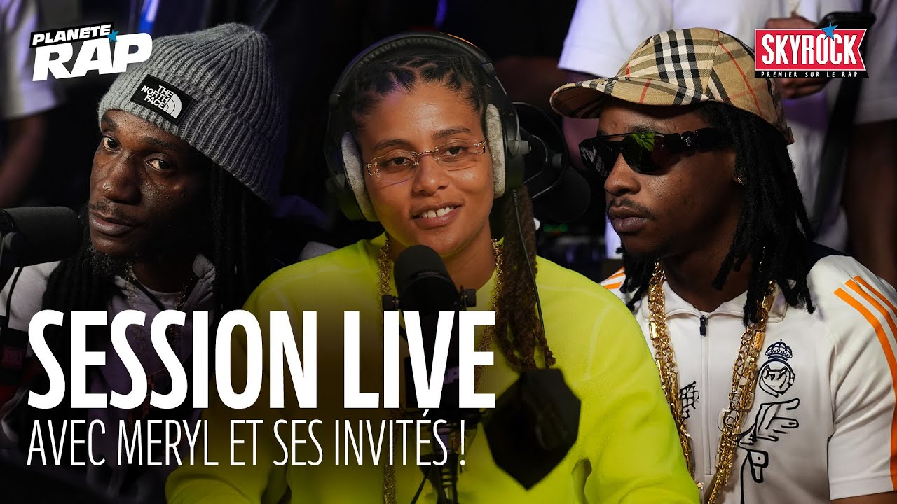 SESSION LIVE avec Meryl, Sansand, Lion P, Ken Vybz, Badbay Mono, Zoe Lucy & Maizy ! #PlanèteRap
