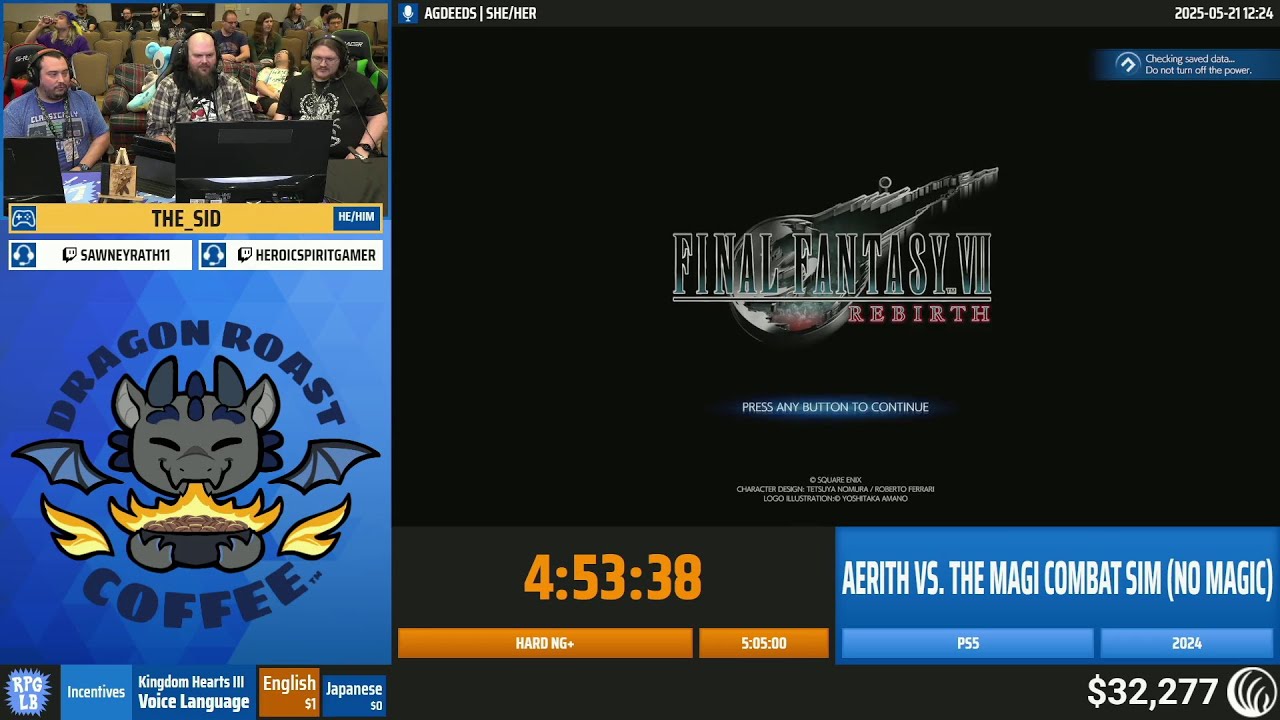 Final Fantasy VII Rebirth (NG+ Hard) by The_Sid - RPG Limit Break 2025