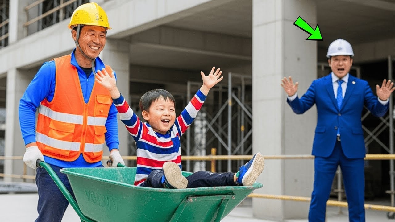 재벌 엔지니어의 자폐 아들은 한 번도 웃은 적이 없었다… 그러던 어느 날, 한 건설 노동자가 놀라운 재능을 보여주었다