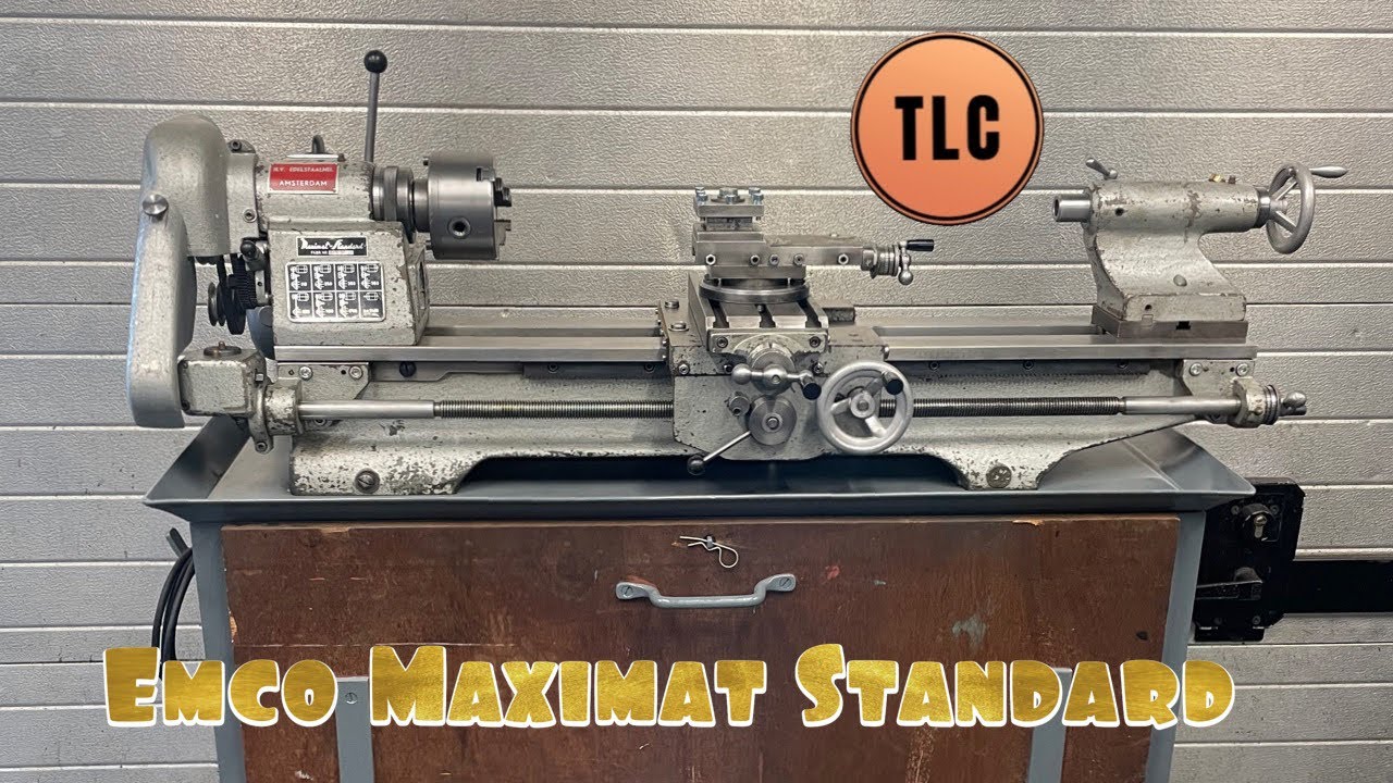 Emco Maximat Standard Power Feed Lathe Drehmaschine Svarv Tokarka Tornio