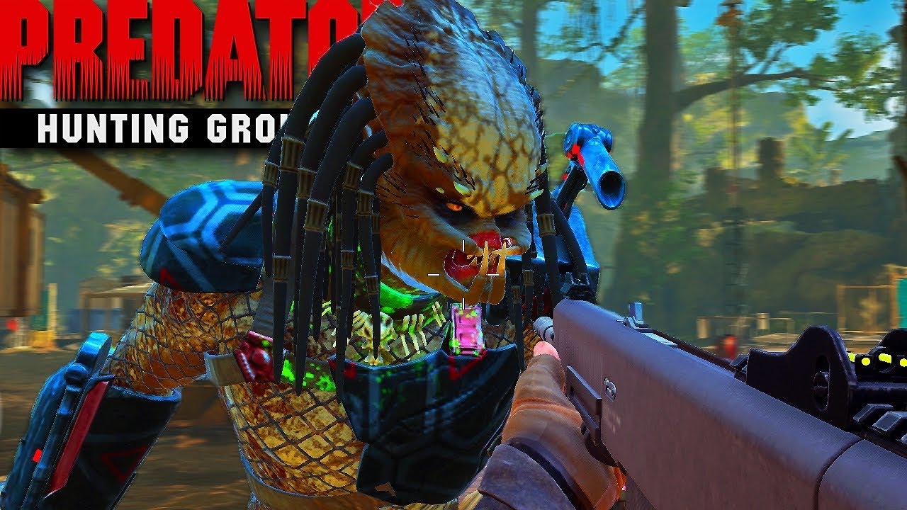 Predador Nos Atacou! Caçando Meus Amigos !! (Ft.SpartanGamer) Predator Hunting Grounds (#1)