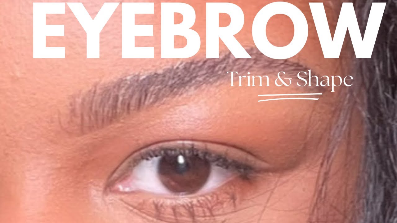 Quick and Easy Trim & Shape Eyebrow Tutorial !