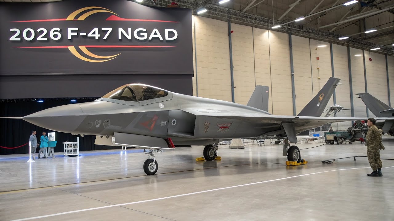 Представлен новый F-47 NGAD 2026 года &mdash; истребитель-невидимка 6-го поколения, который меняет всё!
