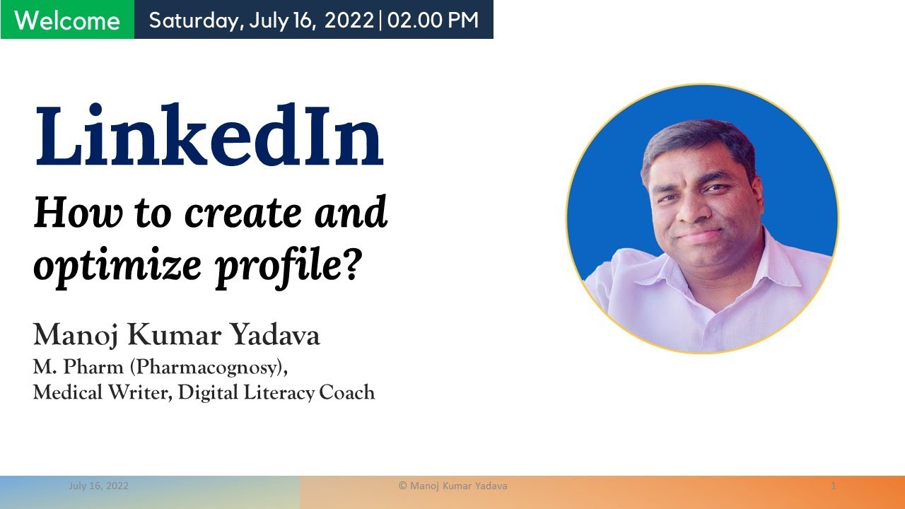 LinkedIn: How to create and optimize profile