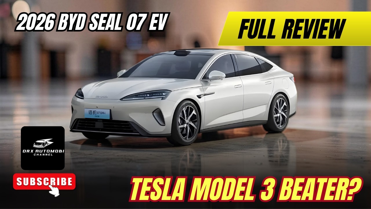 2026 BYD Seal 07 EV Revealed: 705km Range & God’s Eye 5.0 Launch!