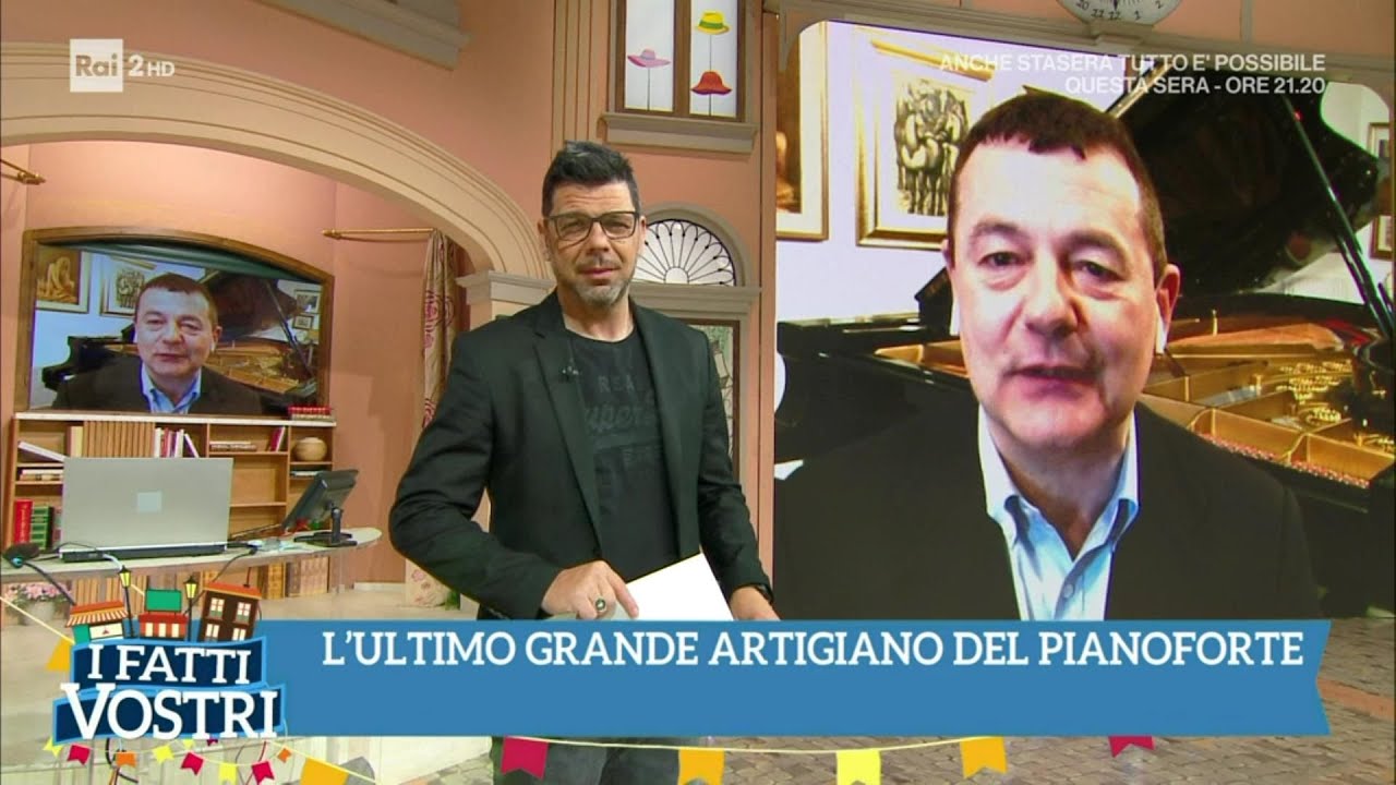 Luigi Borgato intervista a Rai2 #pianoforte #concerto
