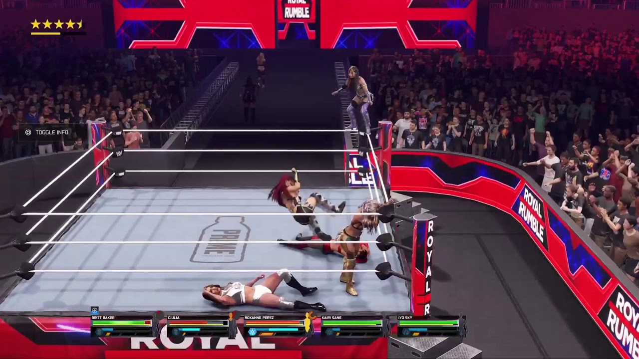 Mid card / jobber battle royal and other shenanigans in WWE 2K25