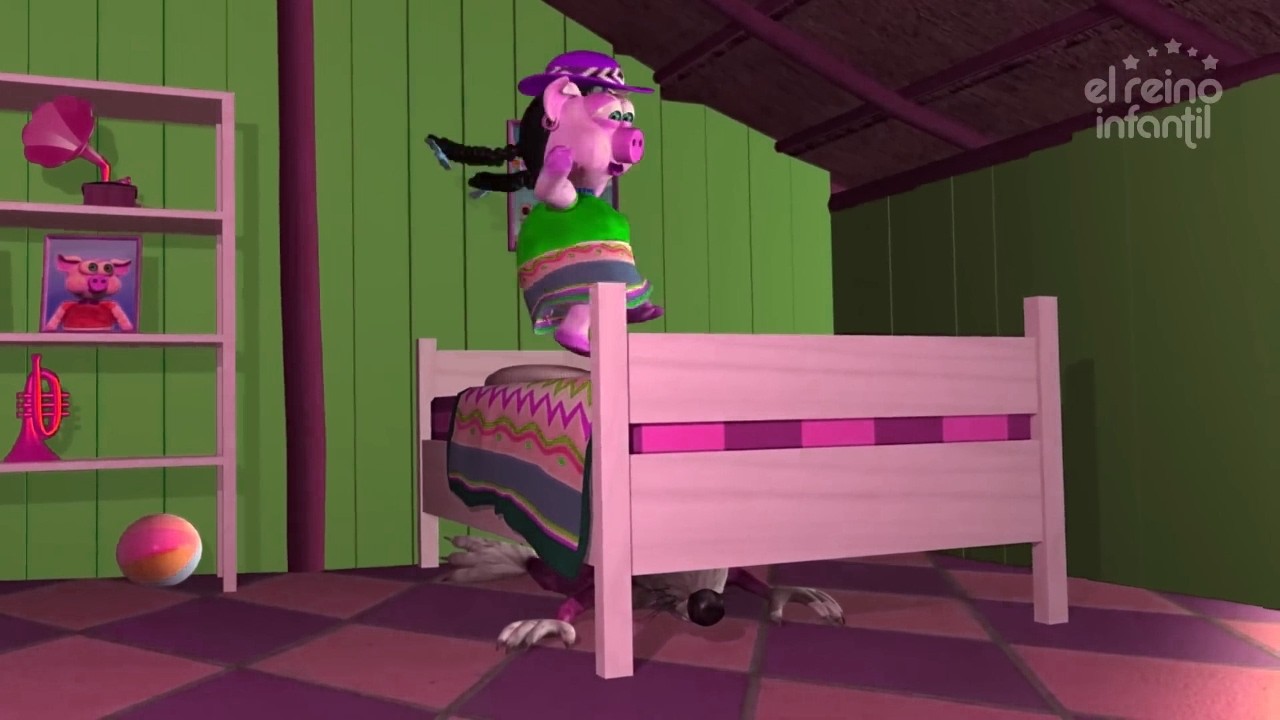La Chancha se Fue A Pasear Pig Jump in the Bed Sponsored by Gamavision Csupo Effects