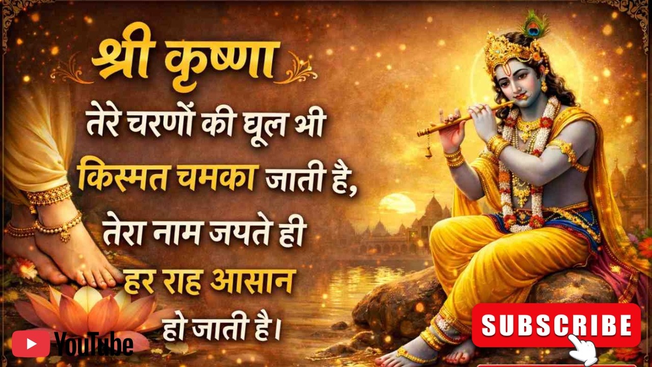 श्री कृष्ण तेरे चरणों की धूल भी किस्मत चमका जाती है | Latest Krishna Bhajan 2026