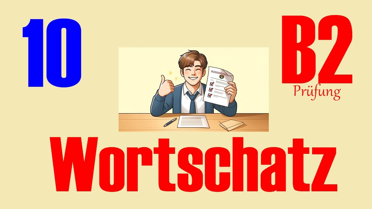 Wortschatz Kapitel 10  Linie 1 Beruf  Deutsch B2