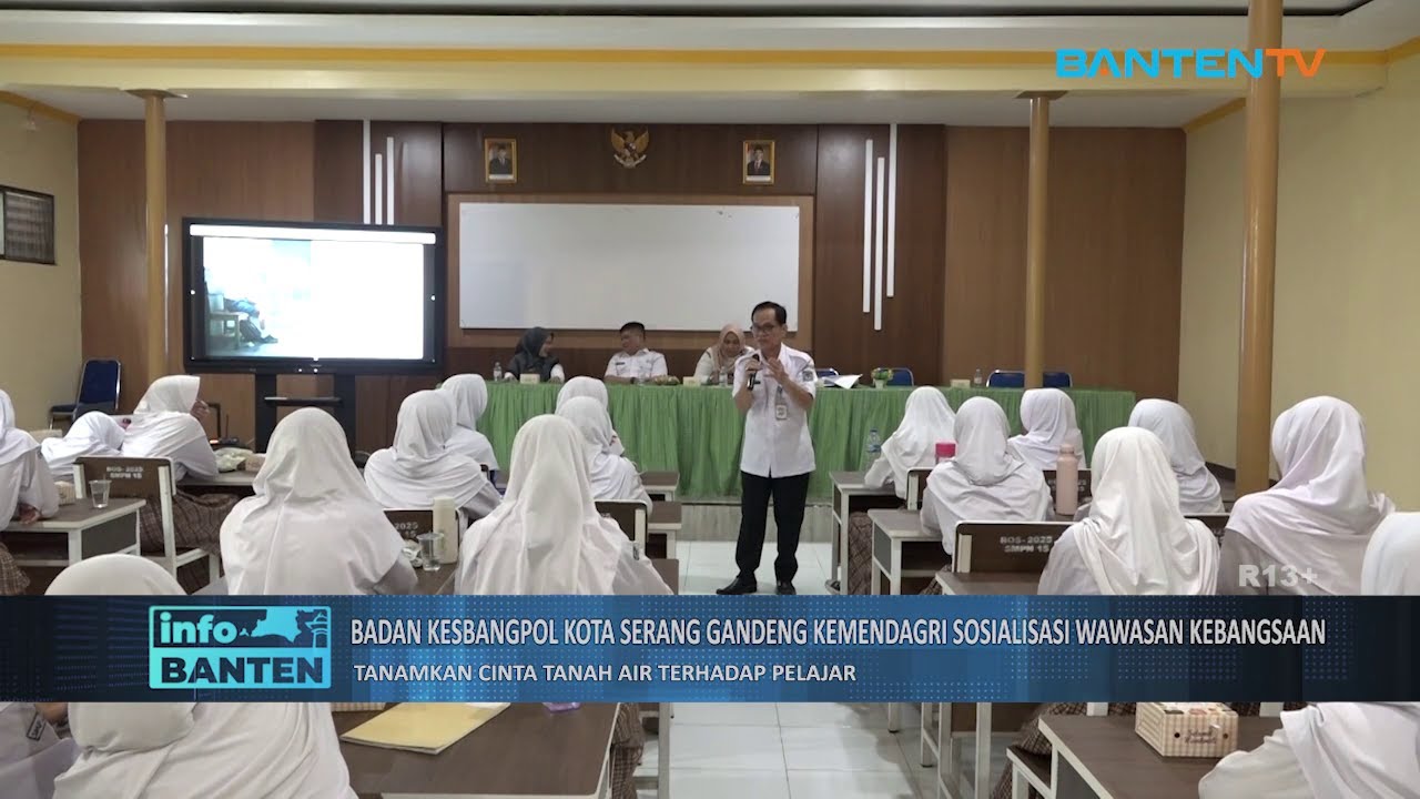 INFO BANTEN - BADAN KESBANGPOL KOTA SERANG GANDENG KEMENDAGRI SOSIALISASI WAWASAN KEBANGSAAN