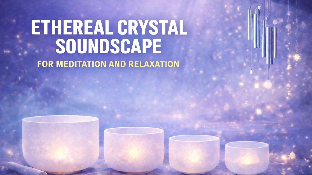 Ethereal Crystal Soundscape | Singing Bowls & Soft Chimes