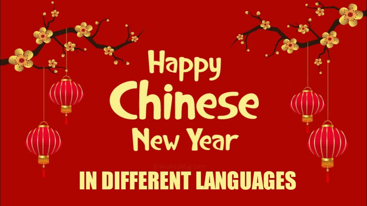 Happy Chinese New Year in different languages