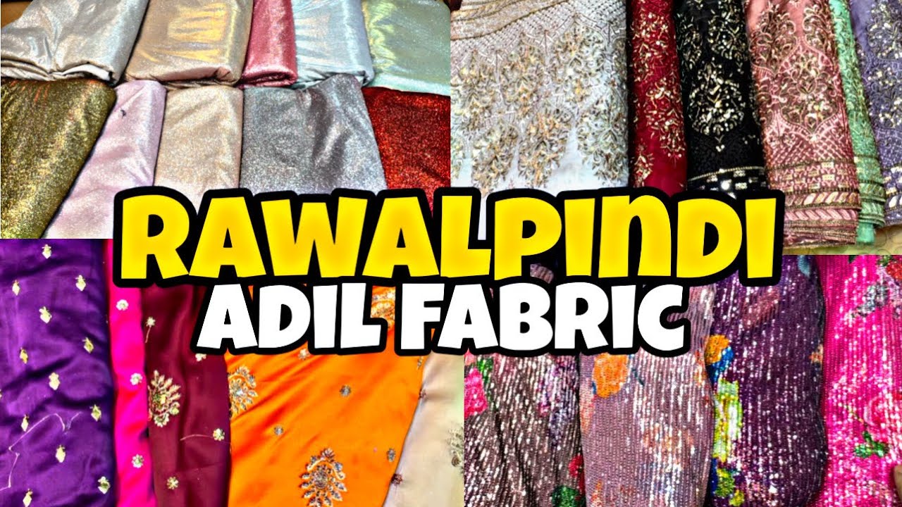 Rawalpindi cloth market @ajlanvlogs74 