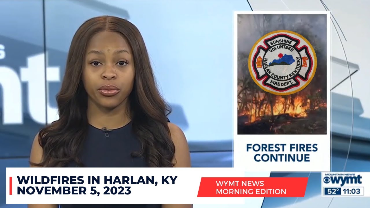 Wildfires in Harlan Threaten Homes 11/5/23