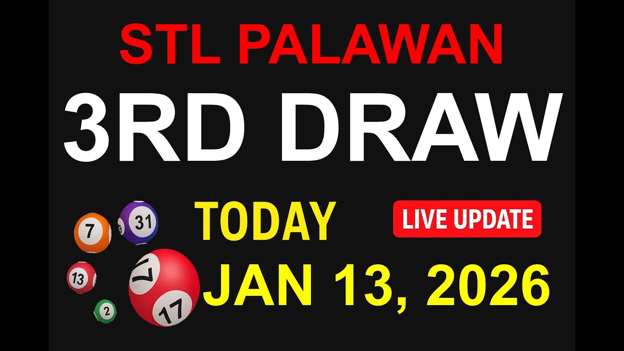 STL PALAWAN 3RD DRAW - JAN 13, 2026 Results (LIVE UPDATE)