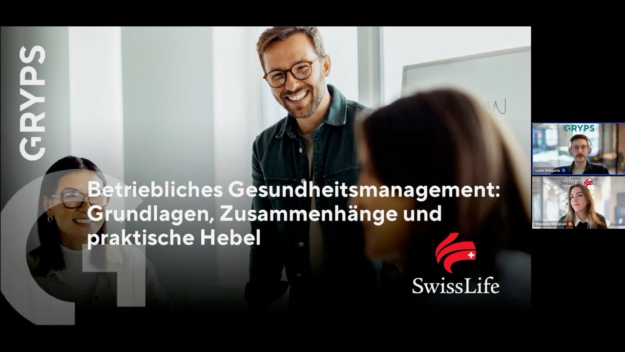 Betriebliches Gesundheitsmanagement: Grundlagen, Zusammenhänge und praktische Hebel | Webinar
