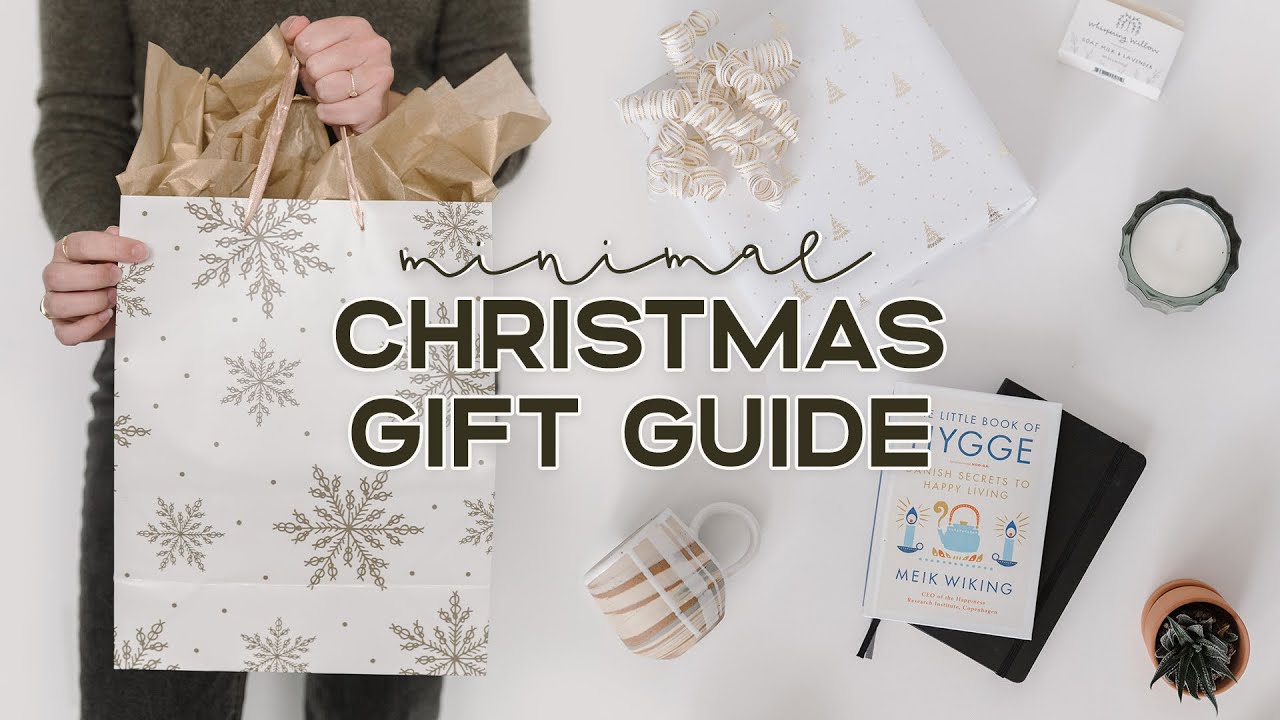 Minimalist + Meaningful Christmas GIFT IDEAS 🎁 | Minimal Christmas Gift Guide (+25 Ideas!)