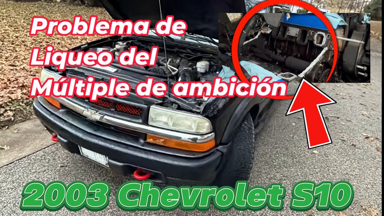 Cambio de las juntas de este ￼4.3 L Chevrolet s10 2003