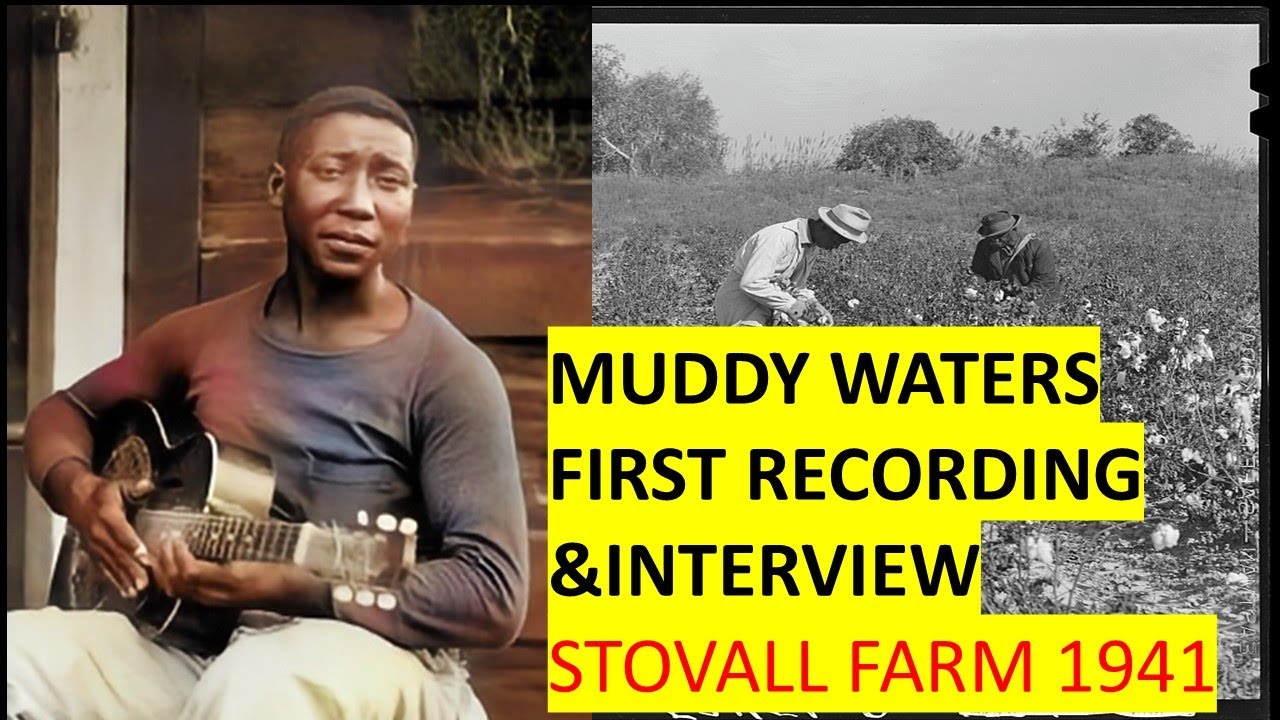 Muddy Waters - First Recording 1941 - Stovall Farm Plantation - Alan Lomax interview
