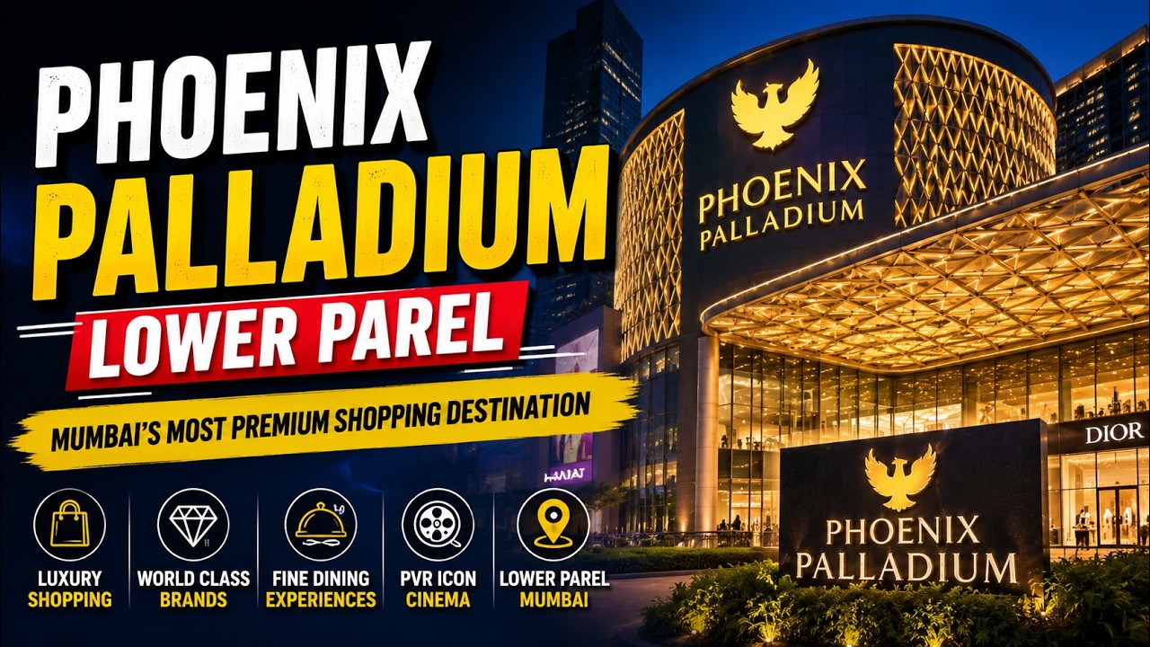 Видеоблог с полным обзором торгового центра Phoenix Palladium Mall Lower Parel | Bandra-Worli Sea...