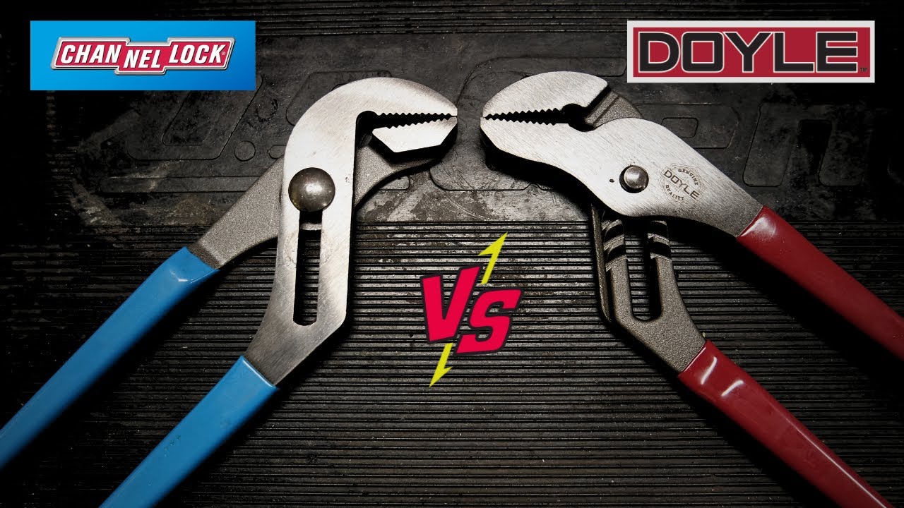 CHANNELLOCK 430 10" Tongue + Groove Pliers vs Harbor Freight Clone DOYLE 10" Groove Joint Pliers