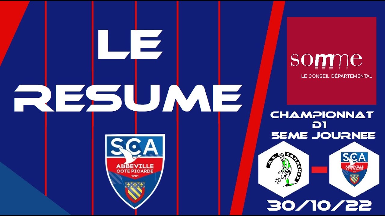 🎥Résumé AS Gamaches B🟢⚪️ - SC Abbeville B🔵🔴 I 5ème journée Championnat D1