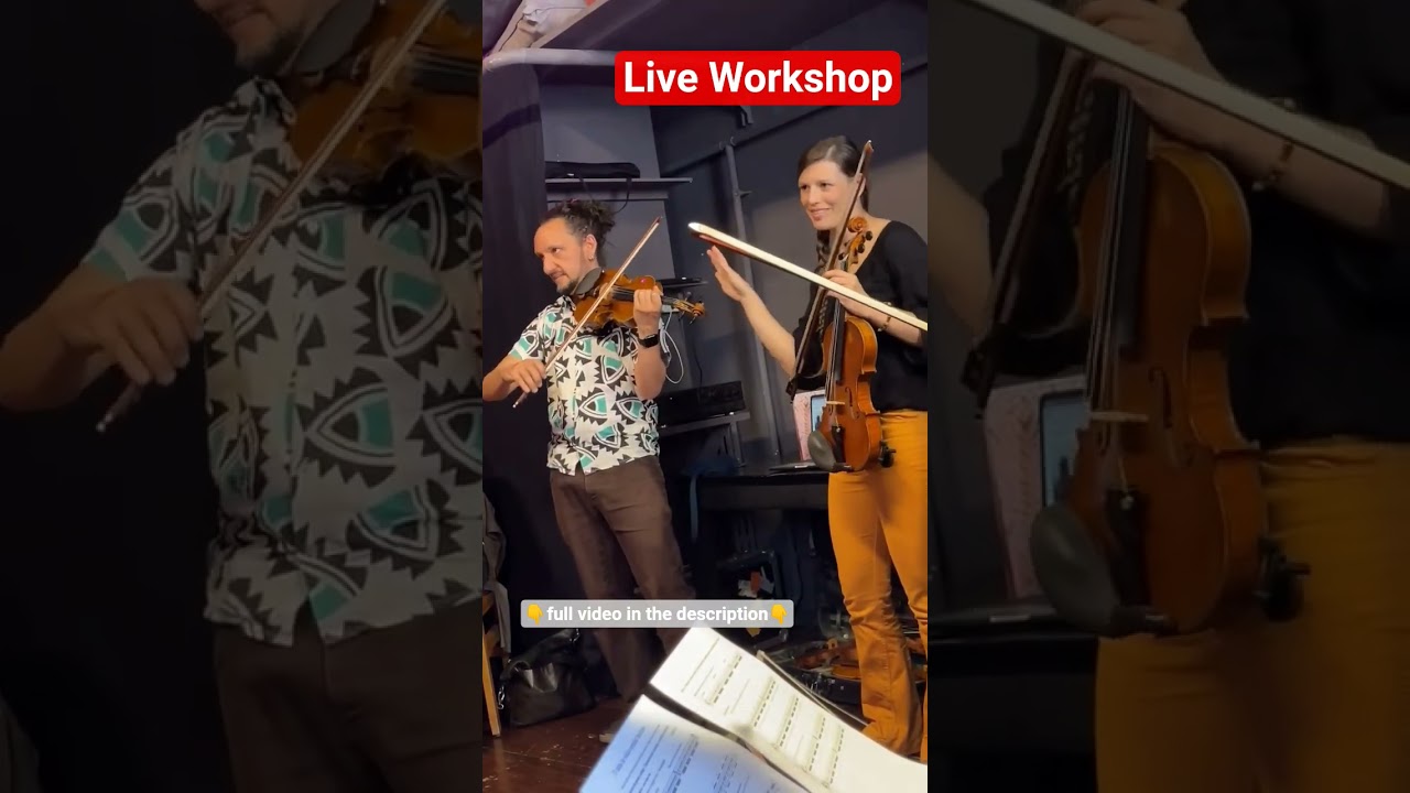 Мастер-класс по игре на бразильской скрипке на Creative Strings Workshop Europe 2025 #shorts