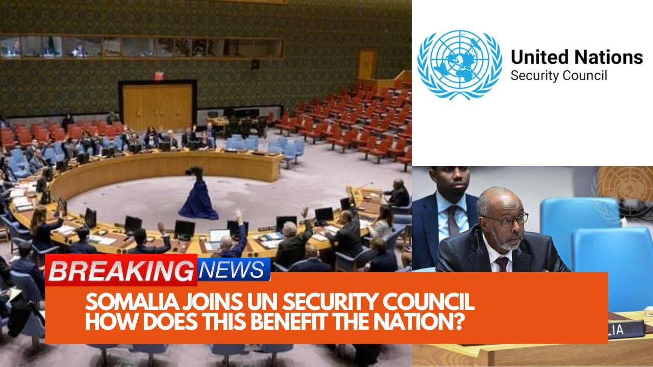 BREAKING NEWS - SOMALIA JOINS UNSECURITY COUNCIL – HOW DOES THIS BENEFIT THE NATION?