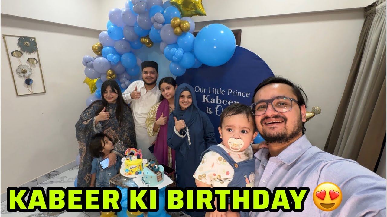ALHAMDULILLAH kabeer one year ka hogaya🥹❤️family ko bohot miss kara