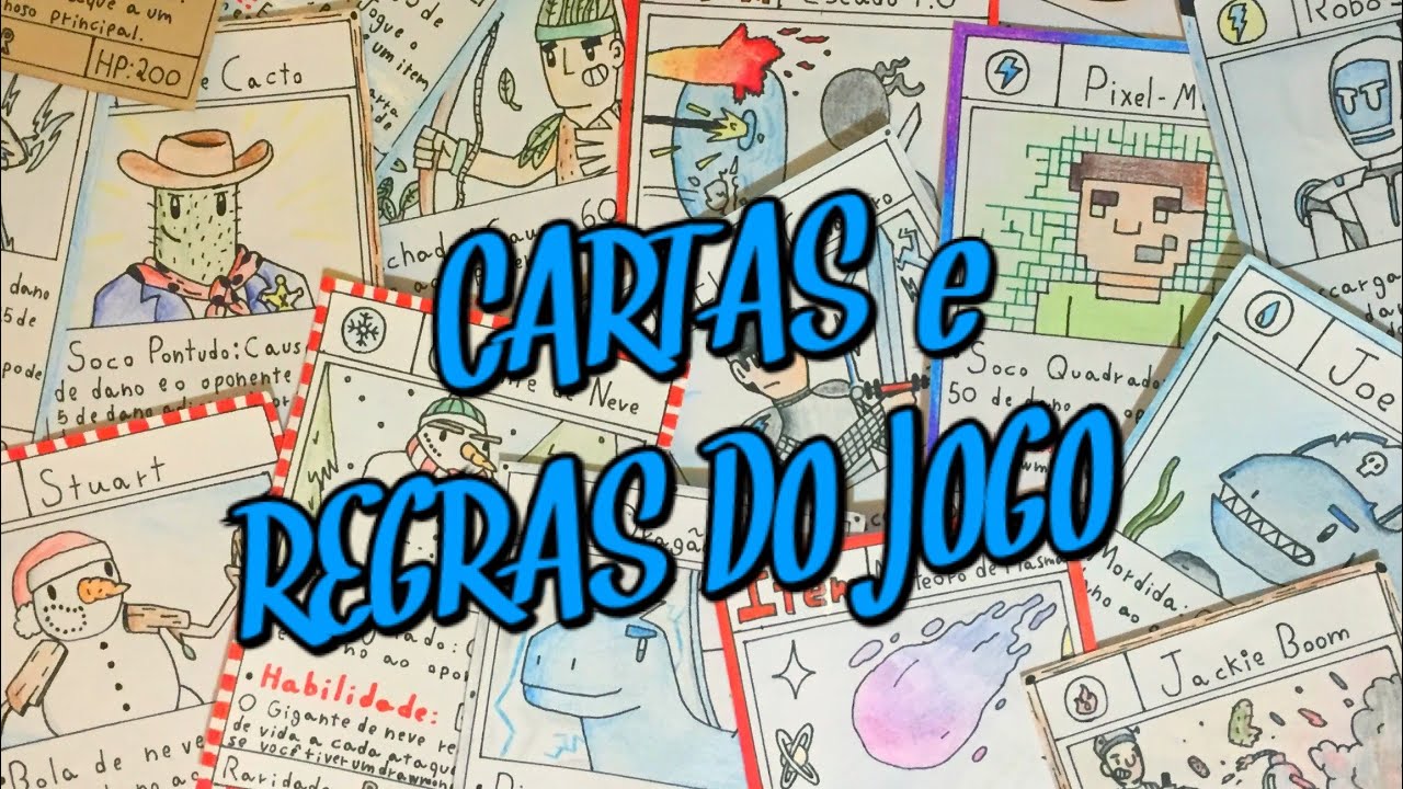 Mostrando Minhas Cartas e As Regras do Meu Jogo!