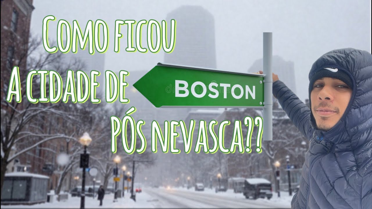 O Dia Seguinte à Grande Nevasca em Boston ❄️🏙️ | Como Tudo Funciona Depois