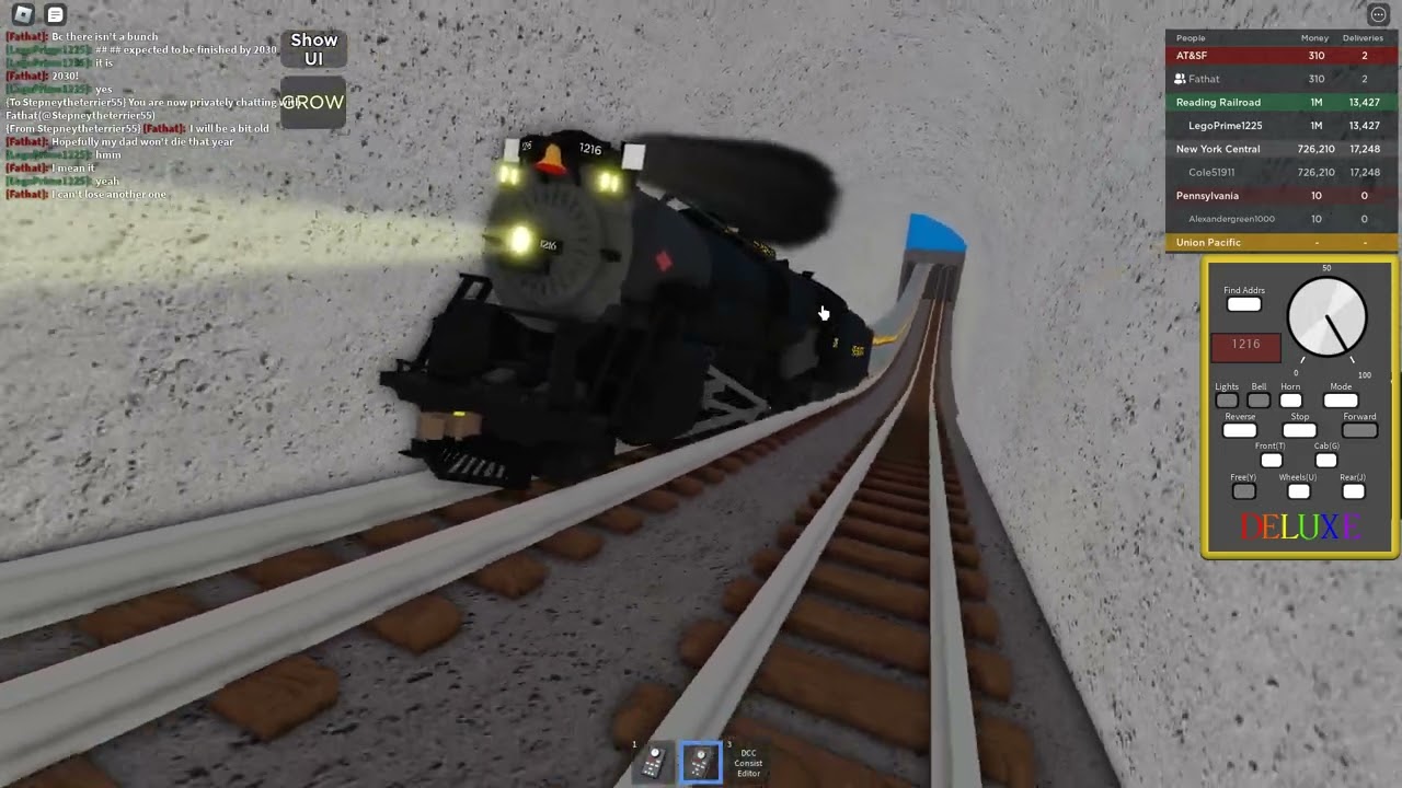 (Roblox Ro-Scale Central Railroad) the Pere Marquette and the PRR T1