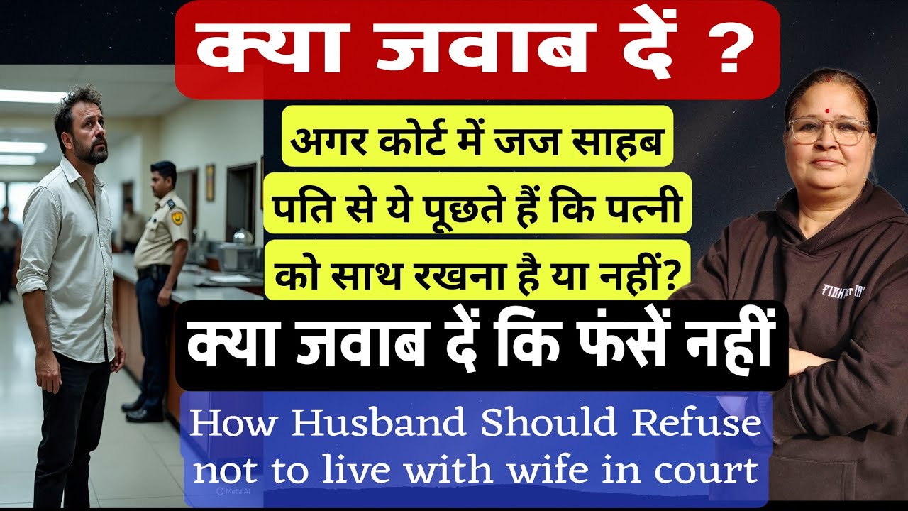 अब आपको अपनी पत्नी को अपने साथ रखने की कोई ज़रूरत नहीं | Husband can refuse to live with wife #498a