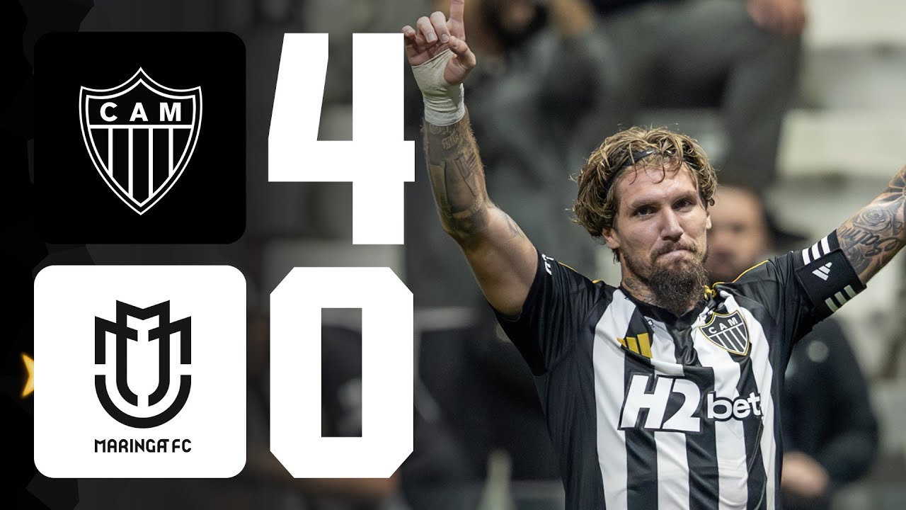 GALO 4 x 0 MARINGÁ: A GOLEADA ALVINEGRA na ARENA MRV