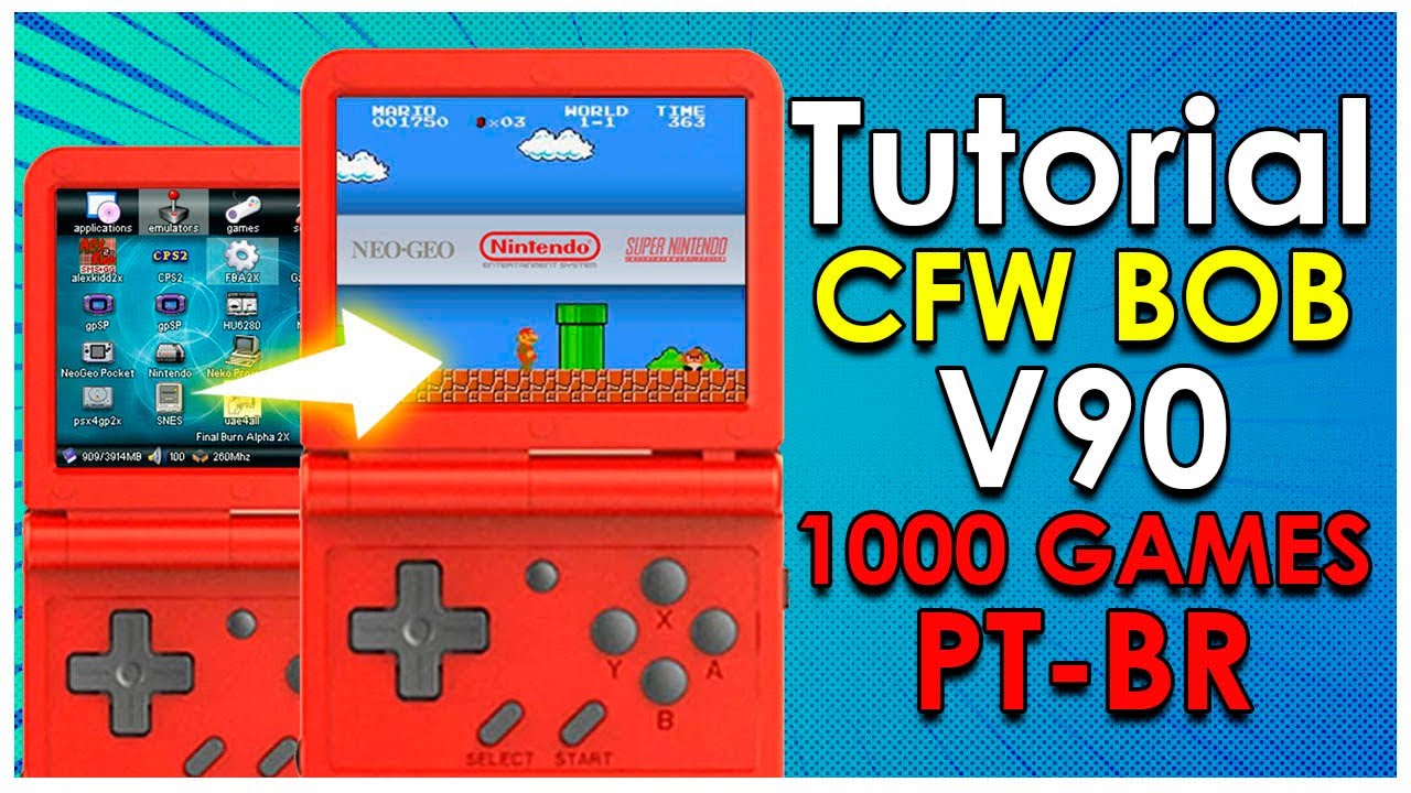 Tutorial Nova CFW para V90 PowKiddy - Games PT-BR