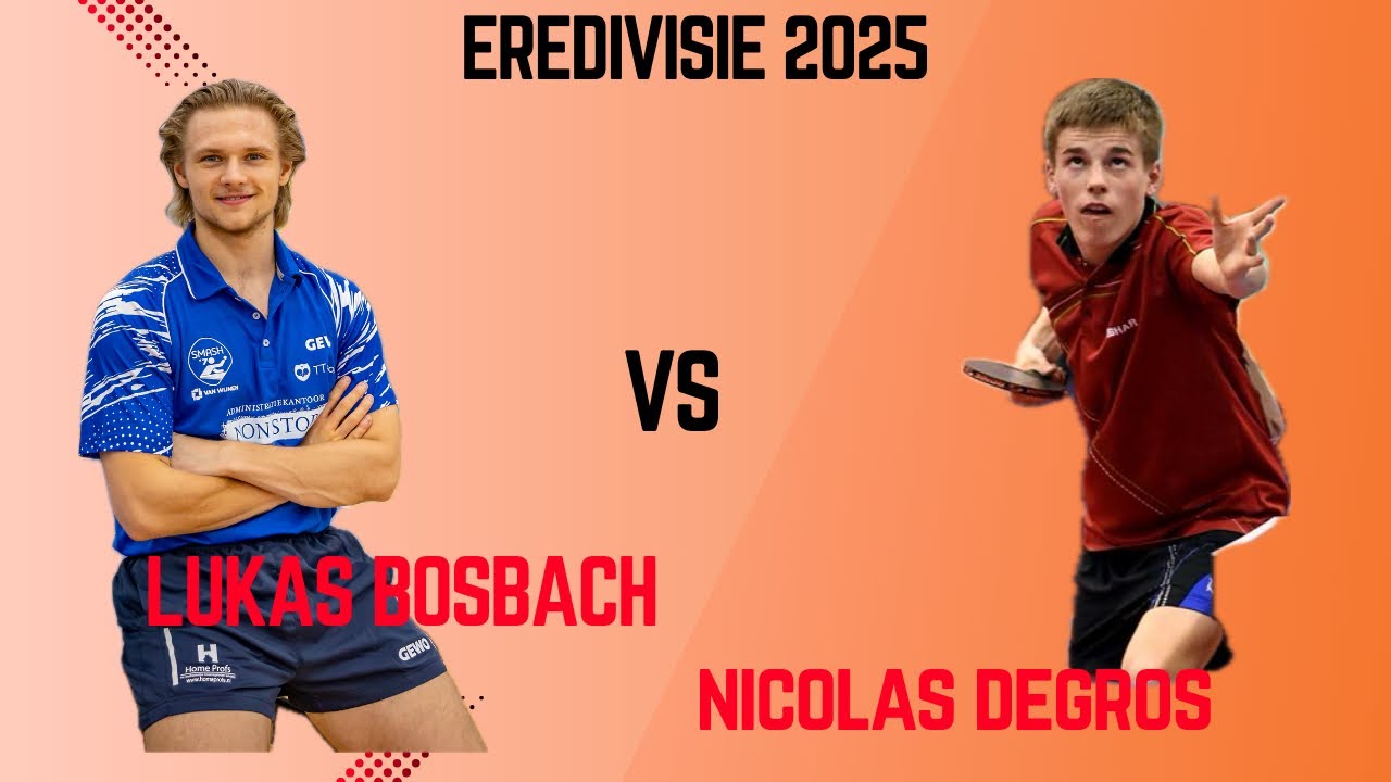 Lukas Bosbach - Nicolas Degros | Eredivisie 2025 Playdowns
