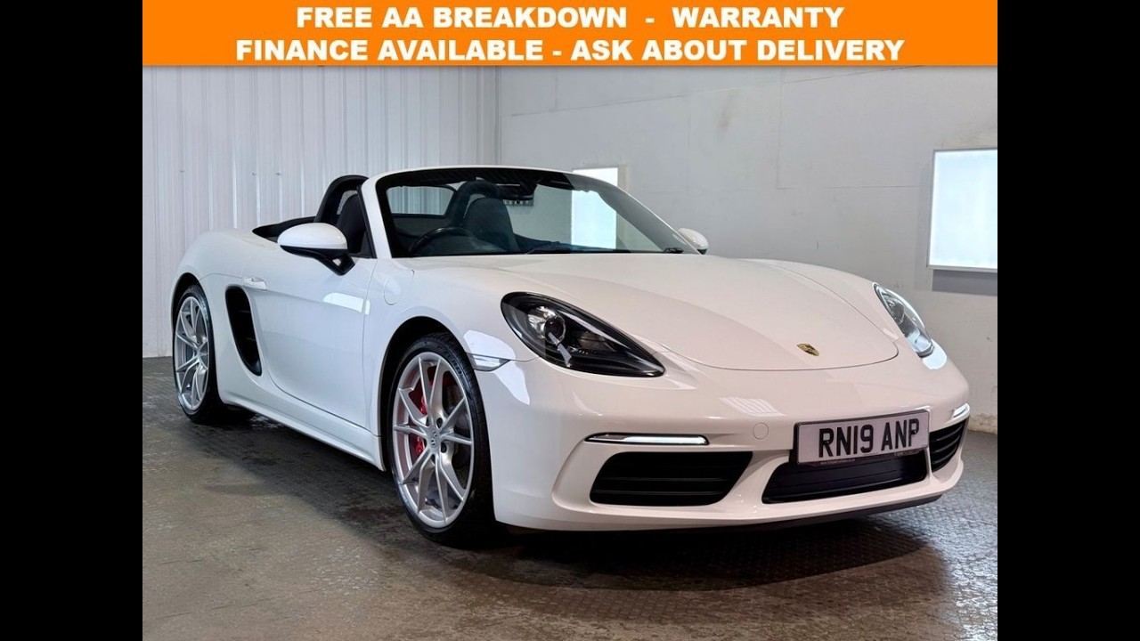 2019 PORSCHE 718 BOXSTER 2.5T S GPF Convertible 2dr Petrol PDK Euro 6 (s/s) (350 ps)