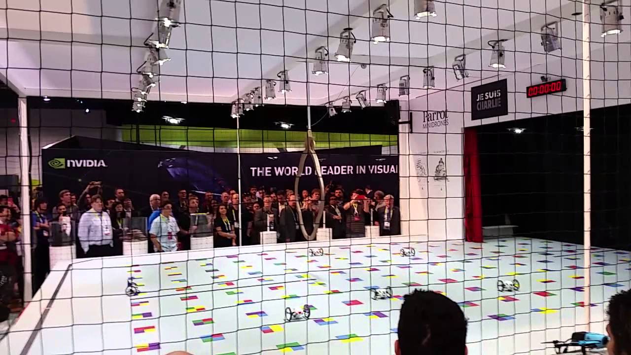 Parrot drones performance on CES 2015