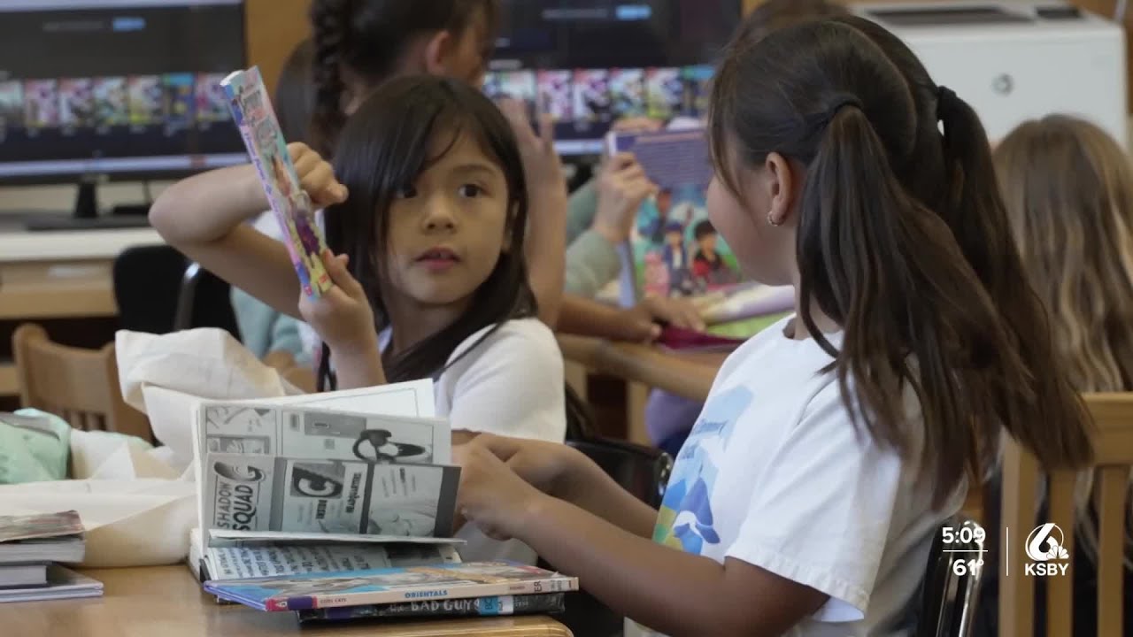 Oceano Elementary School students pick out 5 free books thanks to community donations